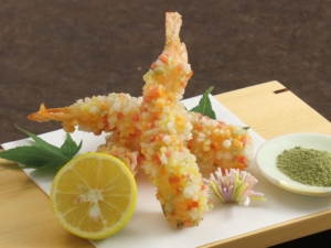 エビの五色あられ揚げ（8尾）