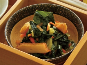 チンゲン菜と薩摩揚の煮浸（1kg）
